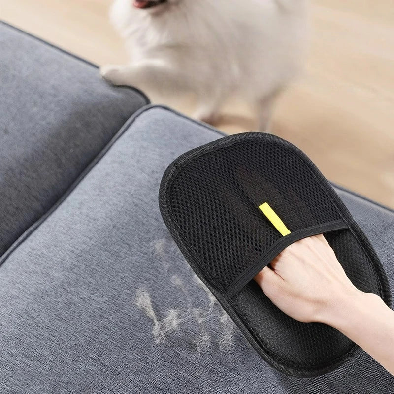 Pet Hair Remover Portable Washable Clothes Hair Dehairing Gloves